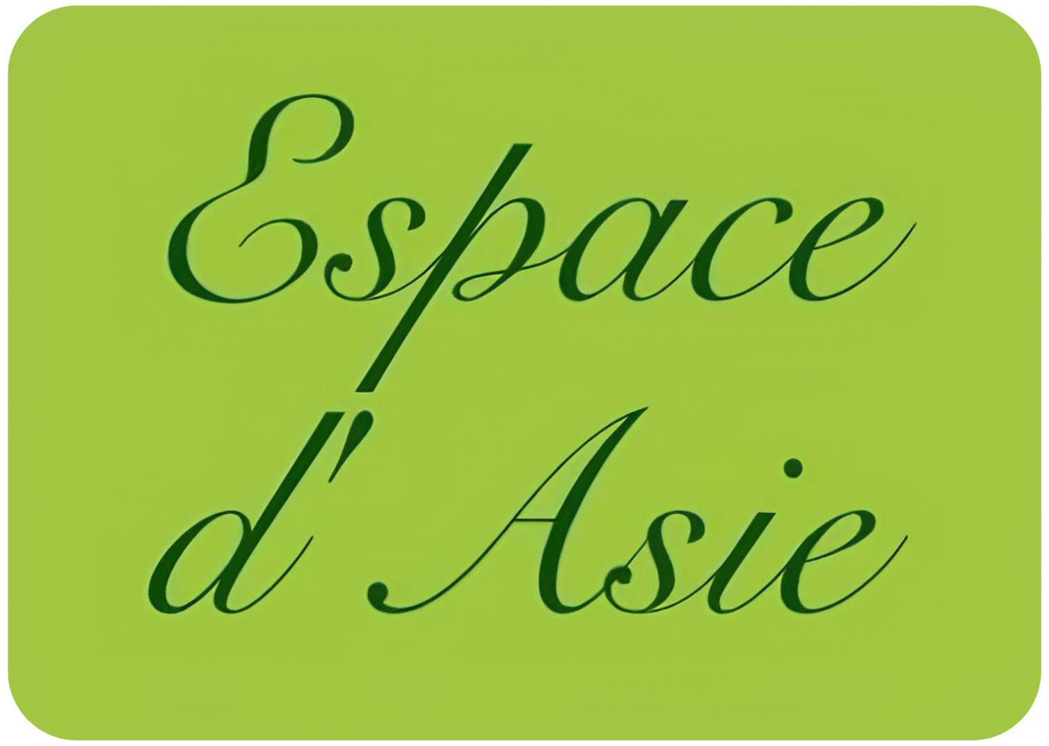 Espace d'Asie